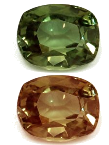 0.58 carat GREEN Cushion Alexandrite (1)