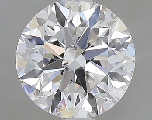 0.5 carat D-SI2 Very Good cut Natūralus Round Deimantas (1)