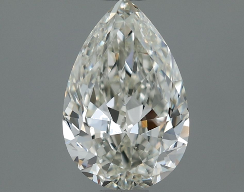 0.7 carat J-VVS2 Natūralus Pear Deimantas (1)