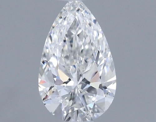 0.55 carat F-VS2 Natūralus Pear Deimantas (1)