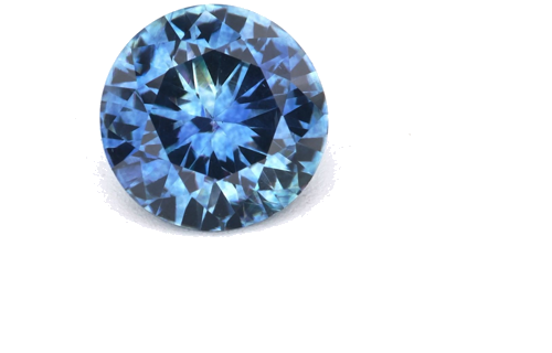 0.69 carat BLUE Round Safyras (1)
