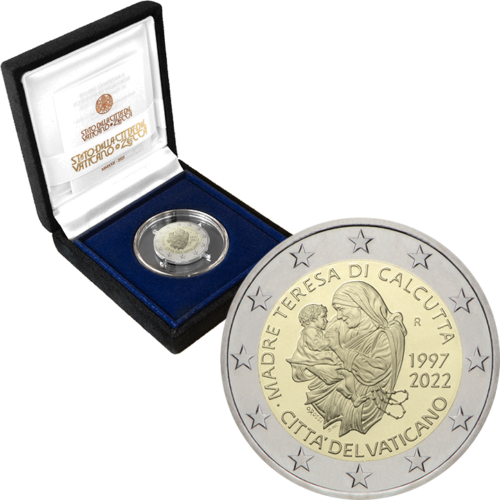 2022 Vatican City Mother Teresa €2 Proof coin (1)