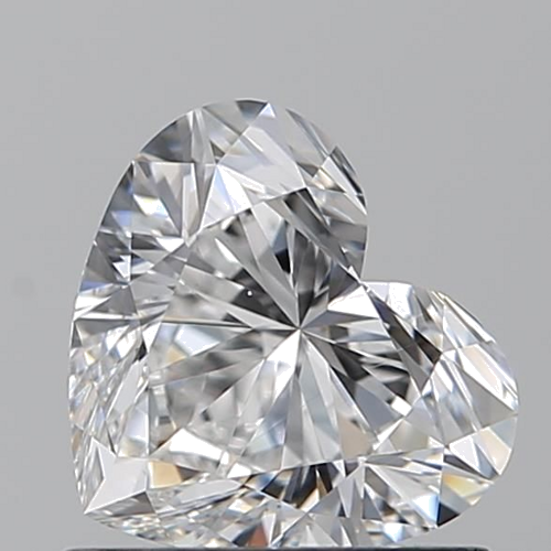 0.91 carat E-VS1 Natūralus Heart Deimantas (1)