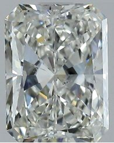 2.0 carat I-SI1 Natūralus Radiant Deimantas (1)