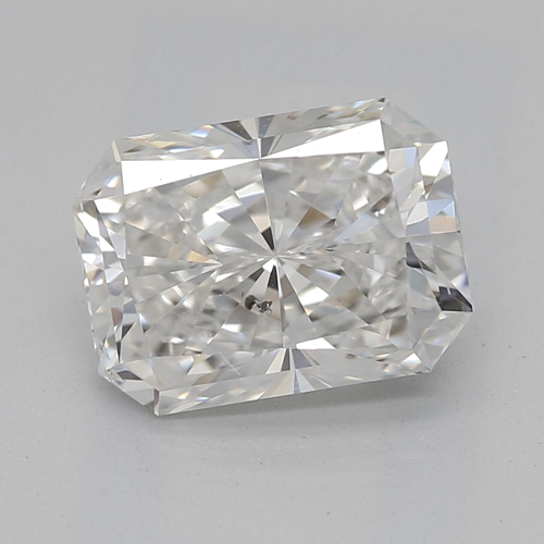 1.7 carat F-SI2 Natūralus Radiant Deimantas (1)