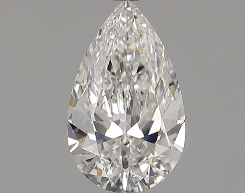0.51 carat E-VVS1 Natūralus Pear Deimantas (1)