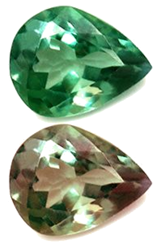 0.35 carat GREEN Pear Alexandrite (1)