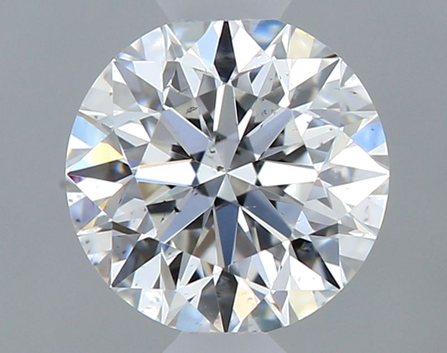 0.52 carat F-SI2 Very Good cut Natūralus Round Deimantas (1)