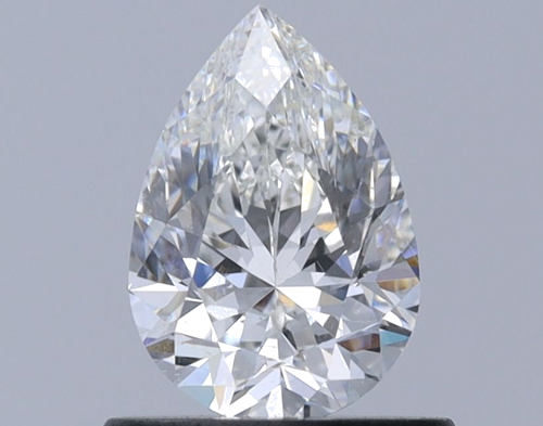 0.7 carat F-SI1 Natūralus Pear Deimantas (1)