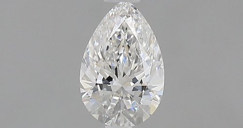 0.5 carat F-VS1 Natūralus Pear Deimantas (1)