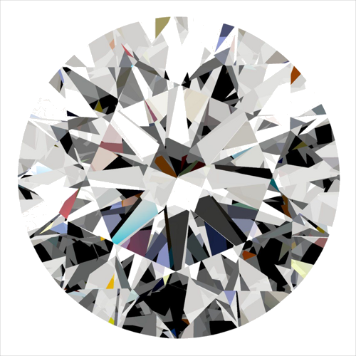 0.32 carat I-VS1 Excellent cut Natūralus Round Deimantas (1)