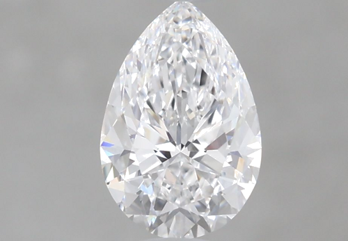0.65 carat D-VVS1 Natūralus Pear Deimantas (1)