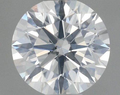0.46 carat E-SI2 Excellent cut Natūralus Round Deimantas (1)