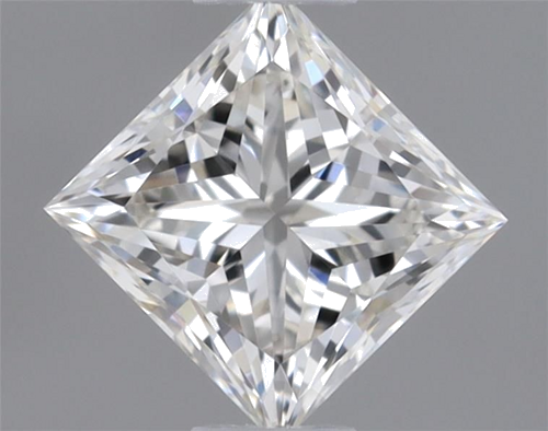 0.32 carat I-VVS2 Natūralus Princess Deimantas (1)