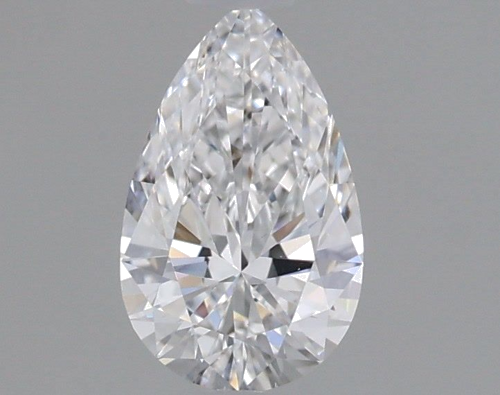 0.65 carat D-VS1 Natūralus Pear Deimantas (1)