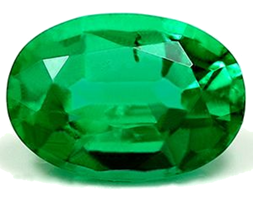 0.75 carat GREEN Oval Smaragdas (1)