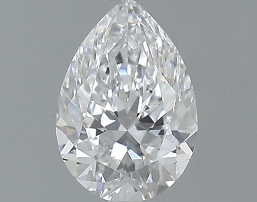 0.71 carat D-VS2 Natūralus Pear Deimantas (1)