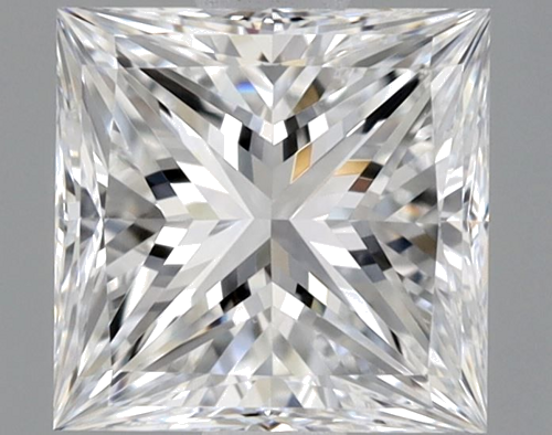 1.01 carat E-VVS2 Natūralus Princess Deimantas (1)