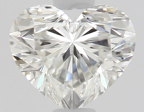 0.7 carat G-VVS1 Natūralus Heart Deimantas (1)