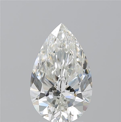 3.57 carat H-IF Natūralus Pear Deimantas (1)