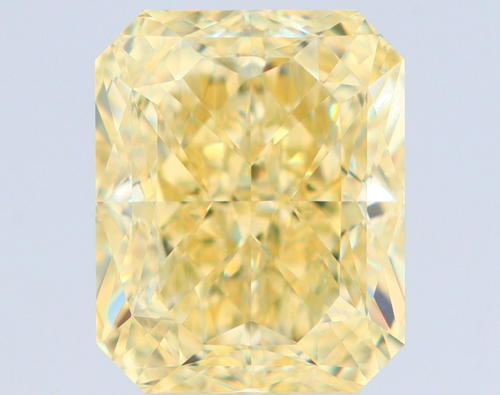 5.01 carat Fancy Yellow-VVS2 Natūralus Radiant Deimantas (1)