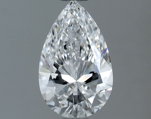 1.01 carat D-VVS2 Natūralus Pear Deimantas (1)