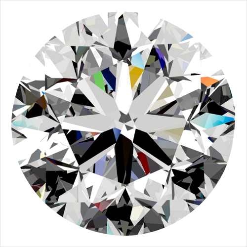 0.3 carat G-VVS2 GD cut Natūralus Round Deimantas (1)