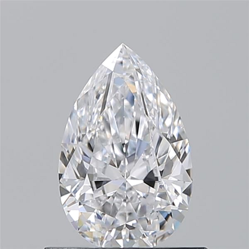 0.7 carat D-VS2 Natūralus Pear Deimantas (1)