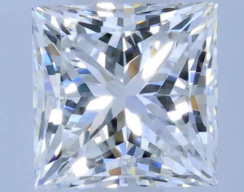 0.49 carat F-VVS1 Natūralus Princess Deimantas (1)