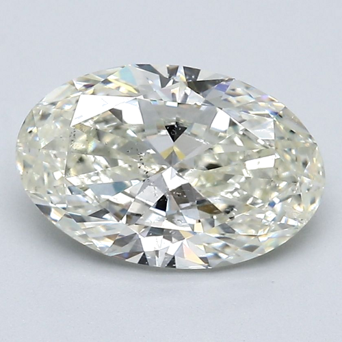 2.51 carat K-SI2 Natūralus Oval Deimantas (1)