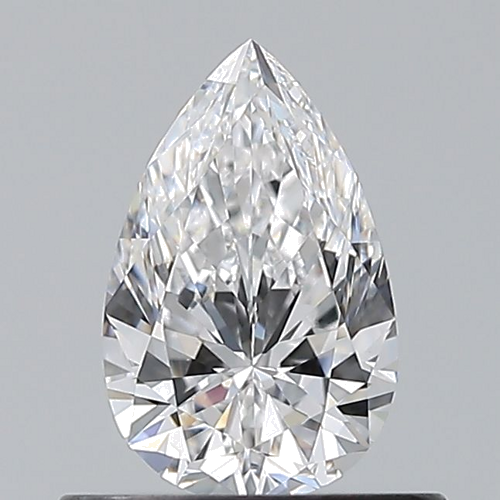 0.53 carat D-VS1 Natūralus Pear Deimantas (1)