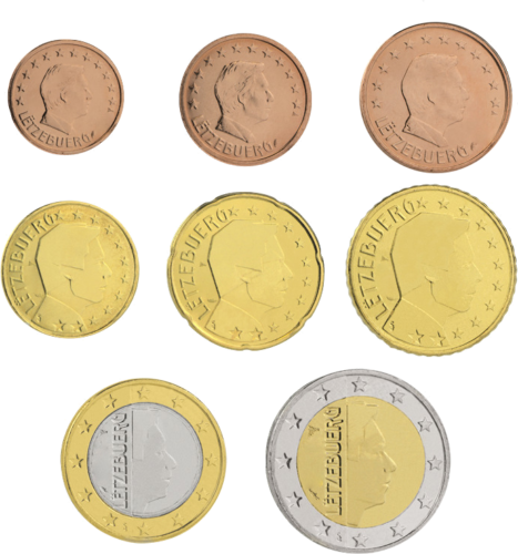 2025 Люксембург UNC комплект евромонети (1)