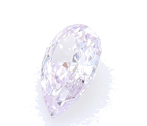 0.15 carat Light Pink-VS2 Natūralus Pear Deimantas (1)