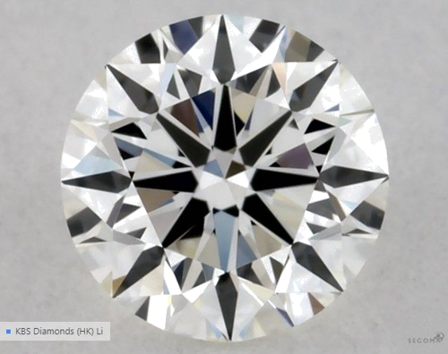 0.3 carat H-VVS2 Excellent cut Natūralus Round Deimantas (1)