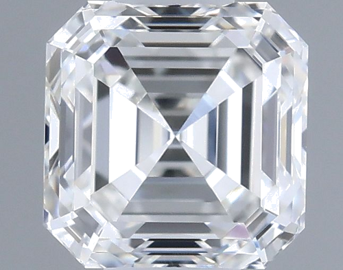 0.5 carat F-VVS1 Natūralus Asscher Deimantas (1)