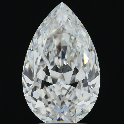 2.98 carat F-FL Natūralus Pear Deimantas (1)
