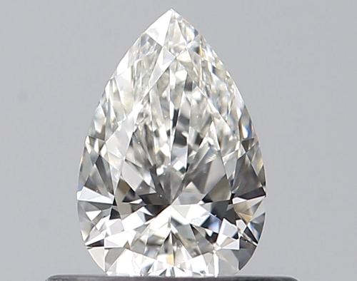 0.4 carat G-VS2 Natūralus Pear Deimantas (1)