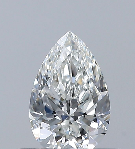 0.4 carat G-VVS1 Natūralus Pear Deimantas (1)
