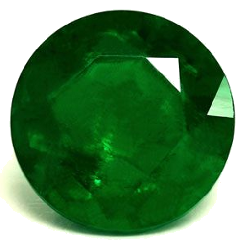 0.62 carat GREEN Round Smaragdas (1)