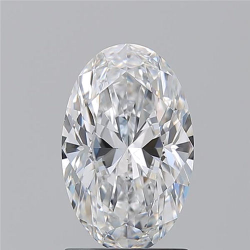 1.7 carat D-VS1 Natūralus Oval Deimantas (1)