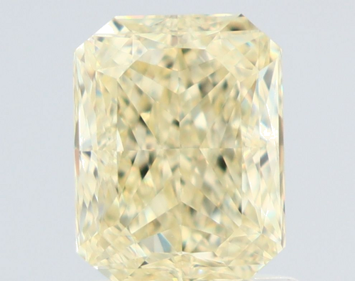 1.53 carat Fancy Light Yellow-VS1 Natūralus Radiant Deimantas (1)