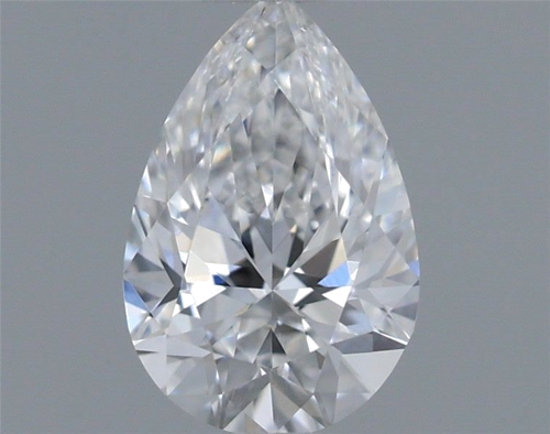0.41 carat D-VVS1 Natūralus Pear Deimantas (1)