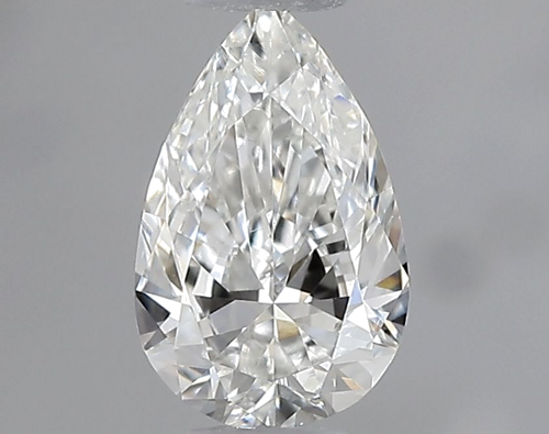 0.3 carat H-VS2 Natūralus Pear Deimantas (1)