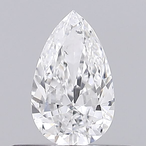0.3 carat F-VS2 Natūralus Pear Deimantas (1)