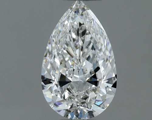 0.61 carat F-VS2 Natūralus Pear Deimantas (1)