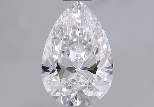 0.71 carat D-VS1 Natūralus Pear Deimantas (1)