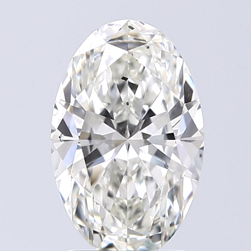 2.04 carat H-SI2 Natūralus Oval Deimantas (1)