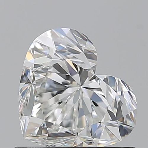 0.91 carat H-VVS1 Natūralus Heart Deimantas (1)