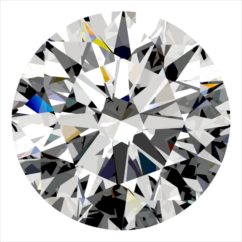 0.32 carat E-VVS1 Excellent cut Natūralus Round Deimantas (1)