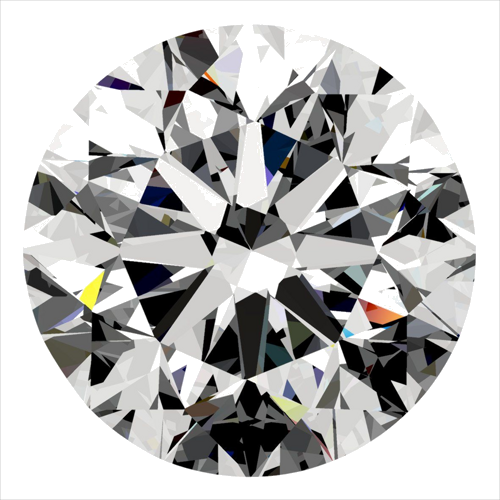 0.3 carat F-SI1 Very Good cut Natūralus Round Deimantas (1)